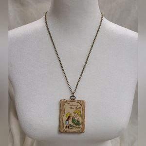 Vintage 60s Signed L. Razza Taurus The Bull Zodiac Necklace